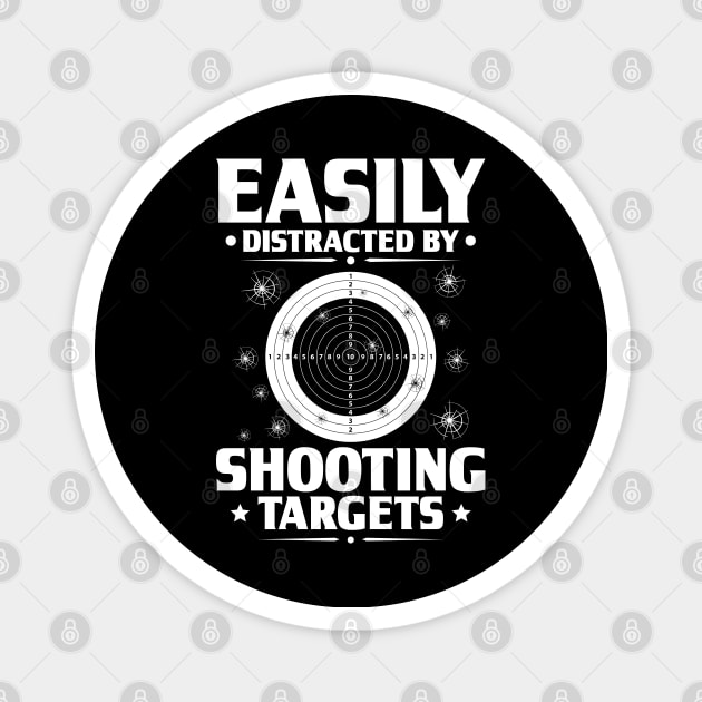 Sports Shooter Shooting Sports Sharpshooter Gift Magnet by Krautshirts